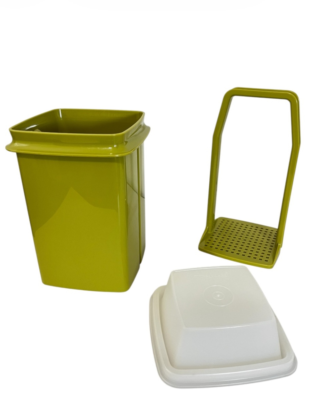 Vintage 70’s Tupperware Avocado Green Pickle Keeper